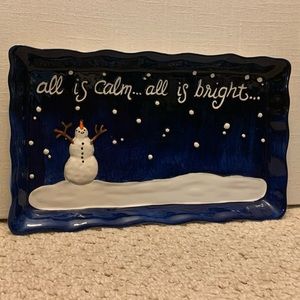 Christmas Platter by Bella Casa by Ganz